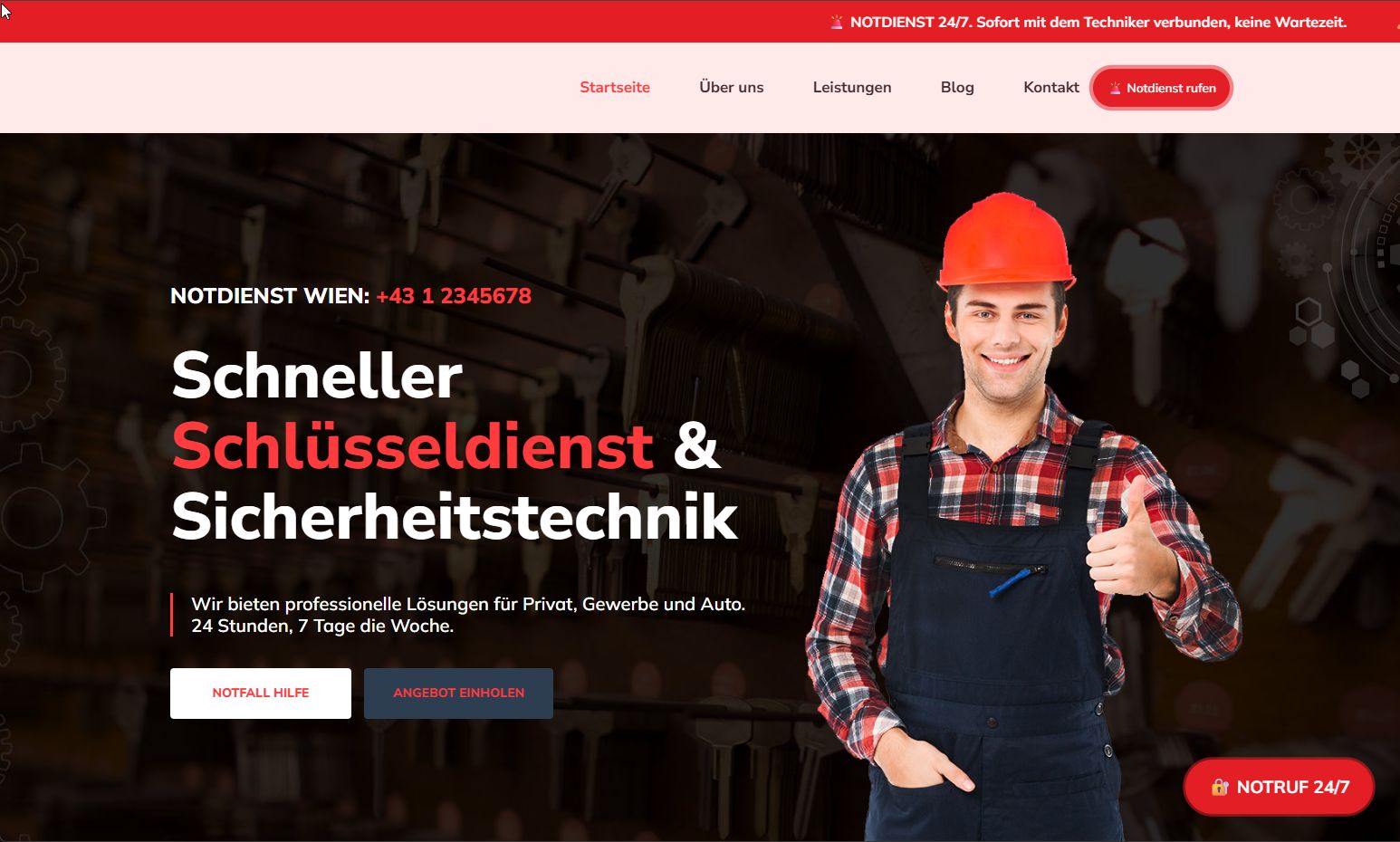 Immobilien Webseite